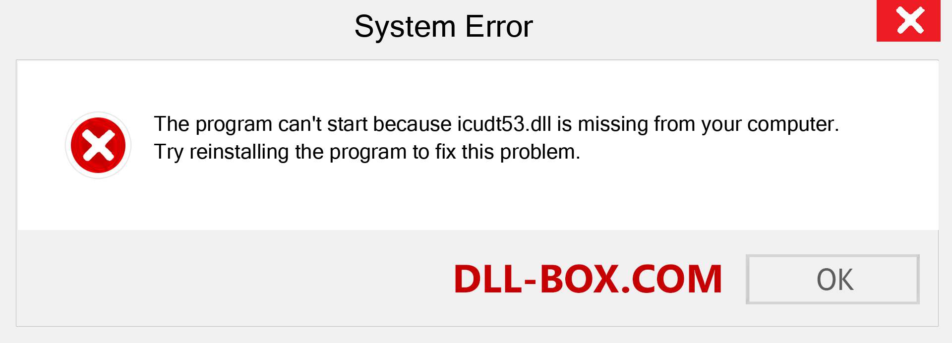  icudt53.dll file is missing?. Download for Windows 7, 8, 10 - Fix  icudt53 dll Missing Error on Windows, photos, images